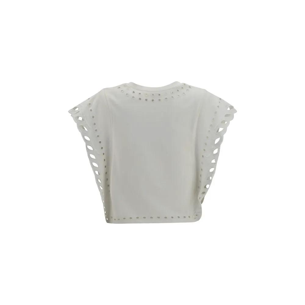 T-shirt en coton blanc Marant Étoile