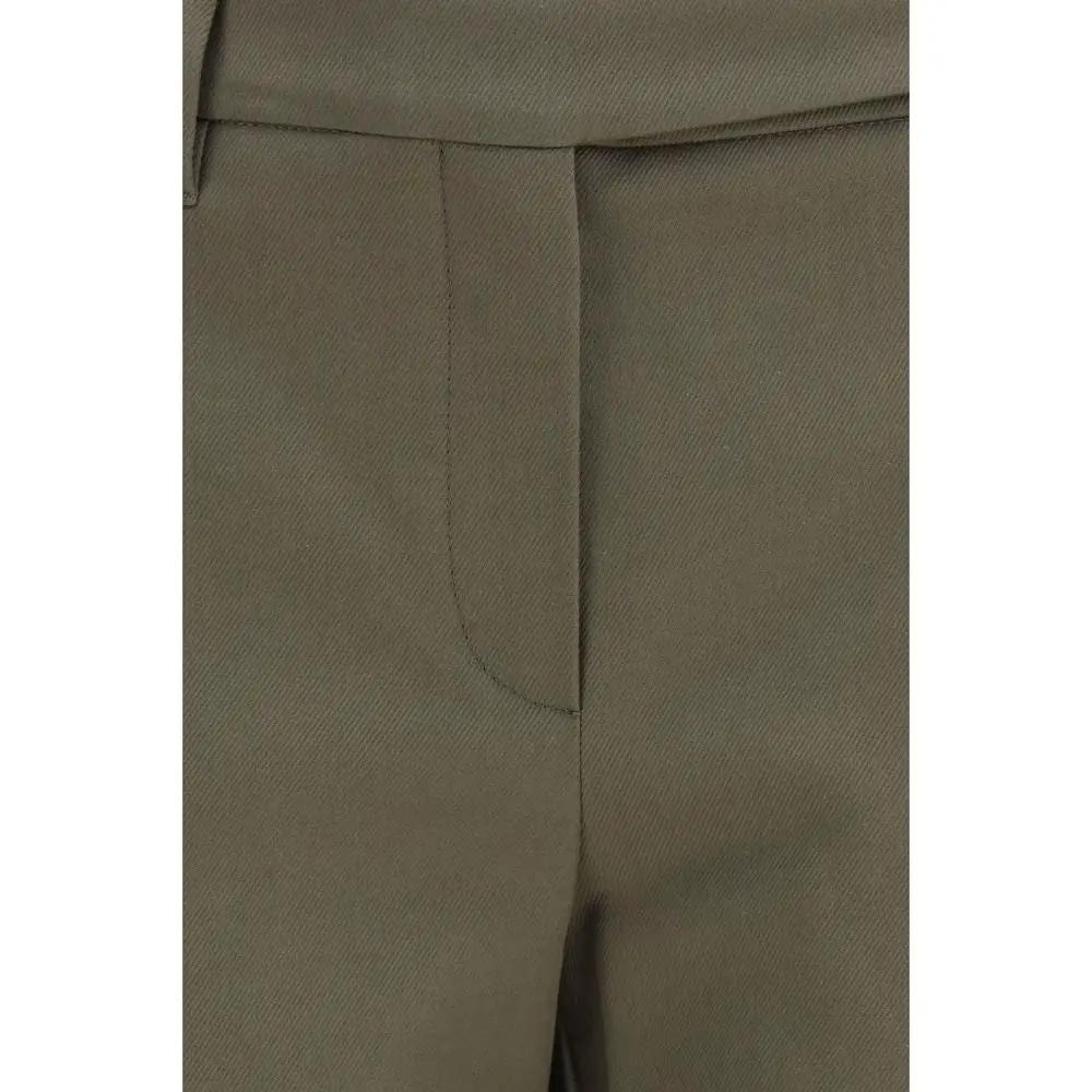 Pantalon habillé bicolore en coton Brunello Cucinelli