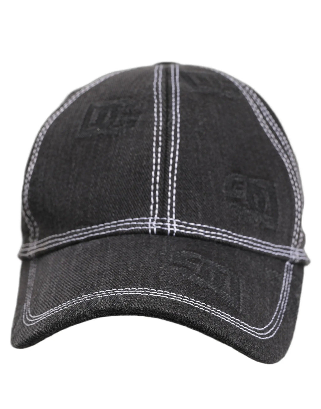 Dolce & Gabbana Casquette de Baseball Homme 6 Panneaux en Coton Noir