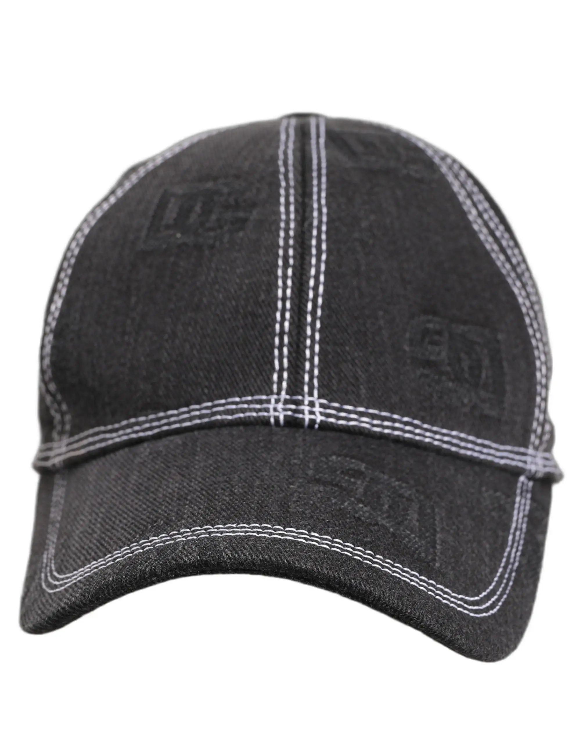 Dolce & Gabbana Casquette de Baseball Homme 6 Panneaux en Coton Noir