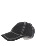 Dolce & Gabbana Casquette de Baseball Homme 6 Panneaux en Coton Noir
