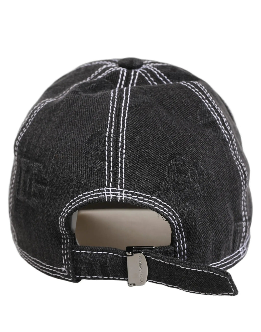Dolce & Gabbana Casquette de Baseball Homme 6 Panneaux en Coton Noir
