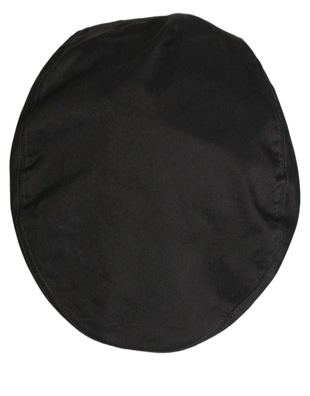 Dolce & Gabbana Men Black Cotton Stretch Newsboy Cloth Capello Hat