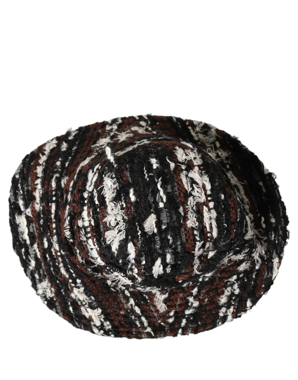 Dolce & Gabbana Women Multicolor Acrylic Tweed Bucket Capello Hat