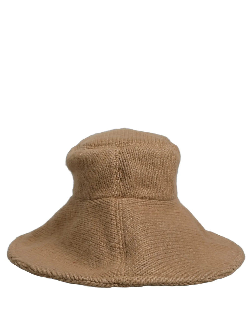Dolce & Gabbana Women Brown Cotton Knit WideBrim Bucket Capello Hat