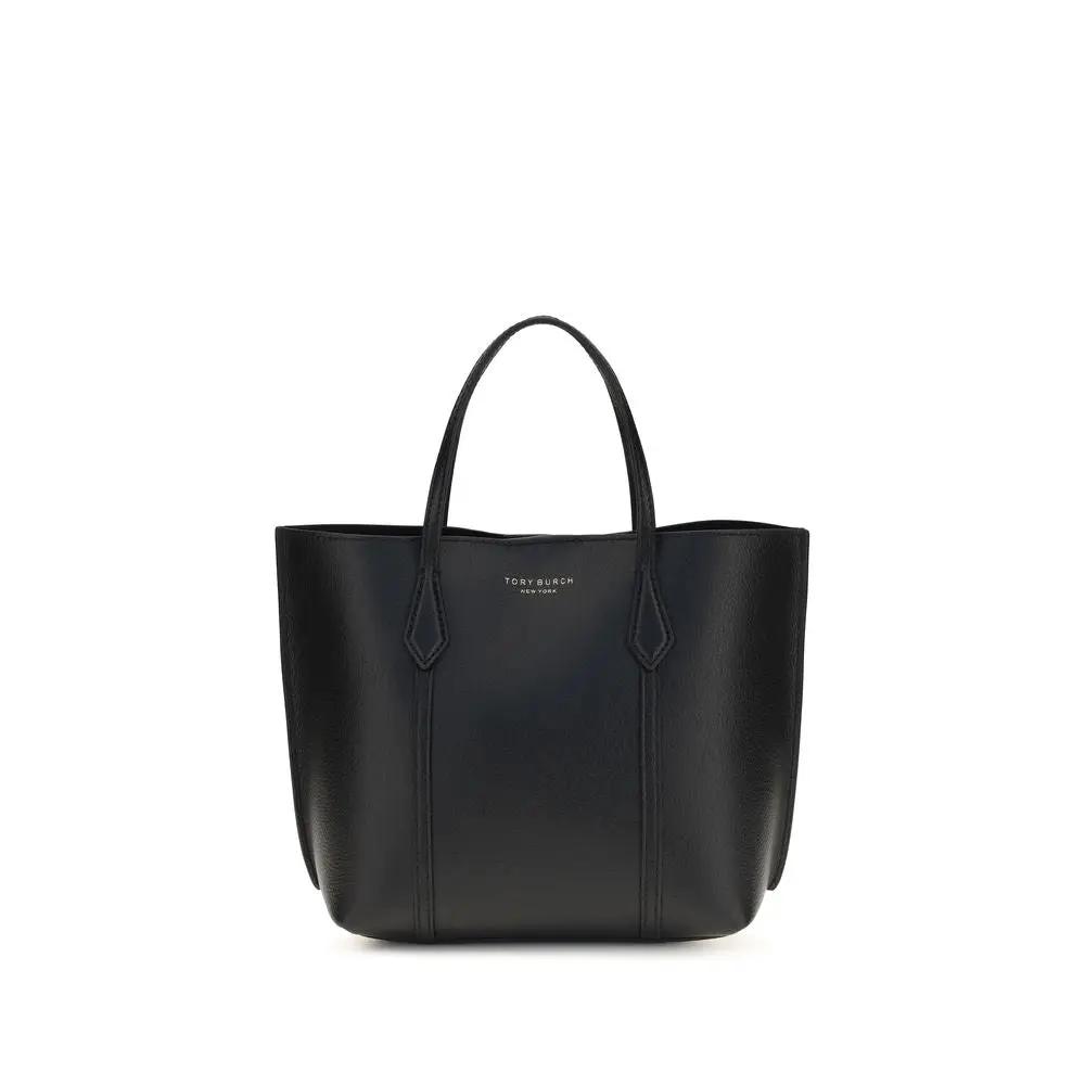 Sac à main Bos Taurus en cuir de veau noir de Tory Burch