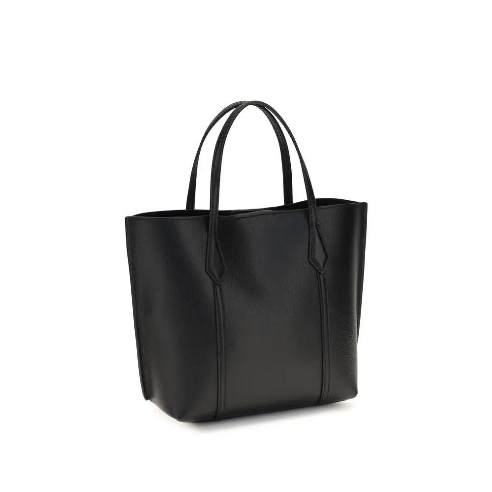Sac à main Bos Taurus en cuir de veau noir de Tory Burch