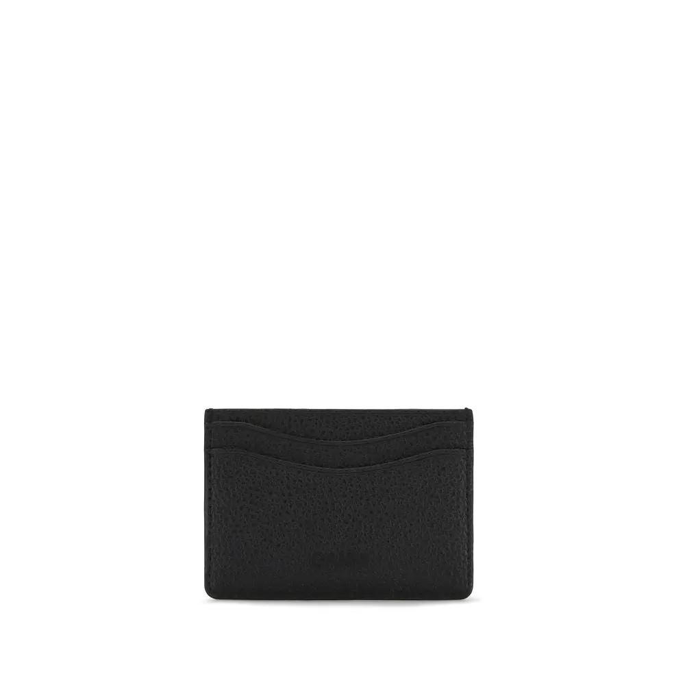 Portefeuille Ganni noir en polyamide recyclé