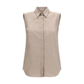 Brunello Cucinelli Beige Cotton Shirt
