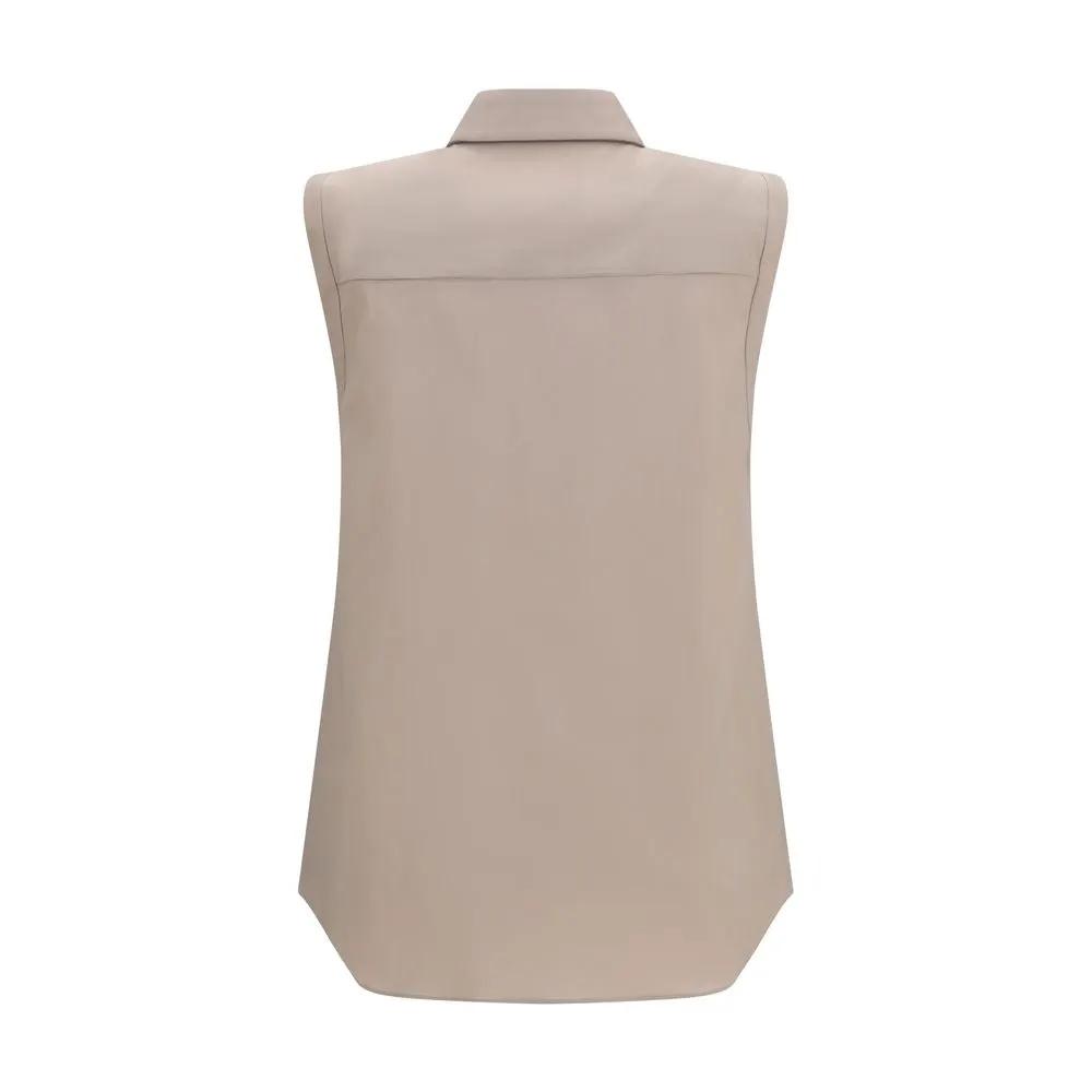 Brunello Cucinelli Beige Cotton Shirt