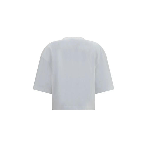 T-shirt en coton blanc Brunello Cucinelli