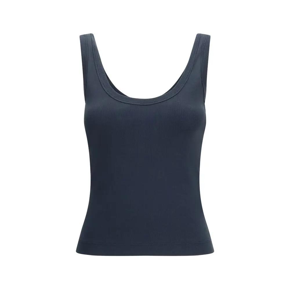 Brunello Cucinelli Blue Cotton T-Shirt