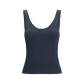 Brunello Cucinelli Blue Cotton T-Shirt