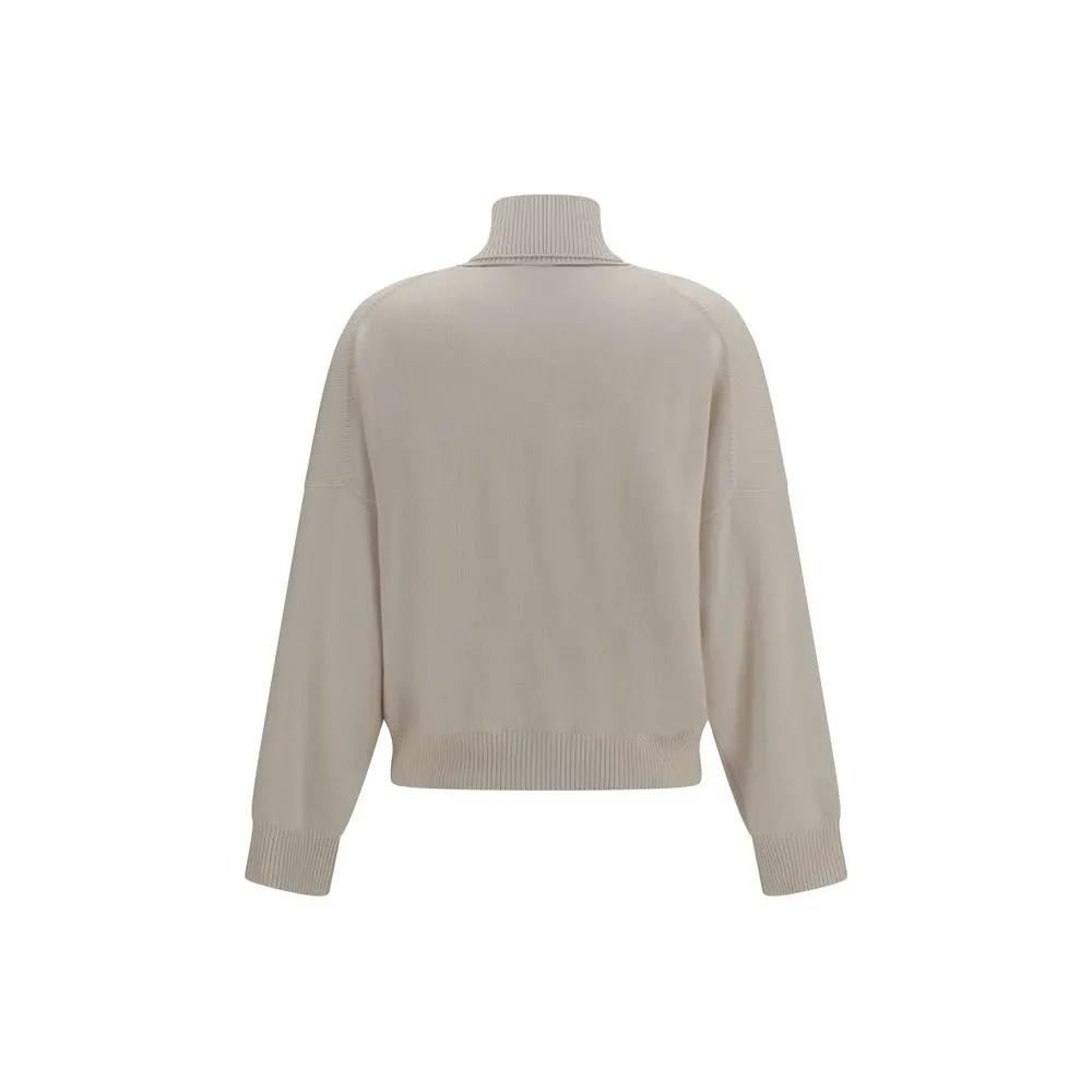 Brunello Cucinelli Beige Cashmere Sweater