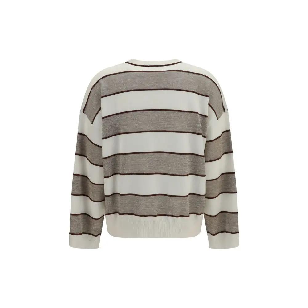 Brunello Cucinelli Beige Wool Oves Aries Sweatshirt