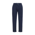 Brunello Cucinelli Blue Polyamide Casual Pants