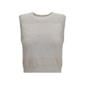 Brunello Cucinelli Sweat-shirt en coton beige