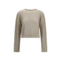 Brunello Cucinelli Sweat-shirt en lin beige