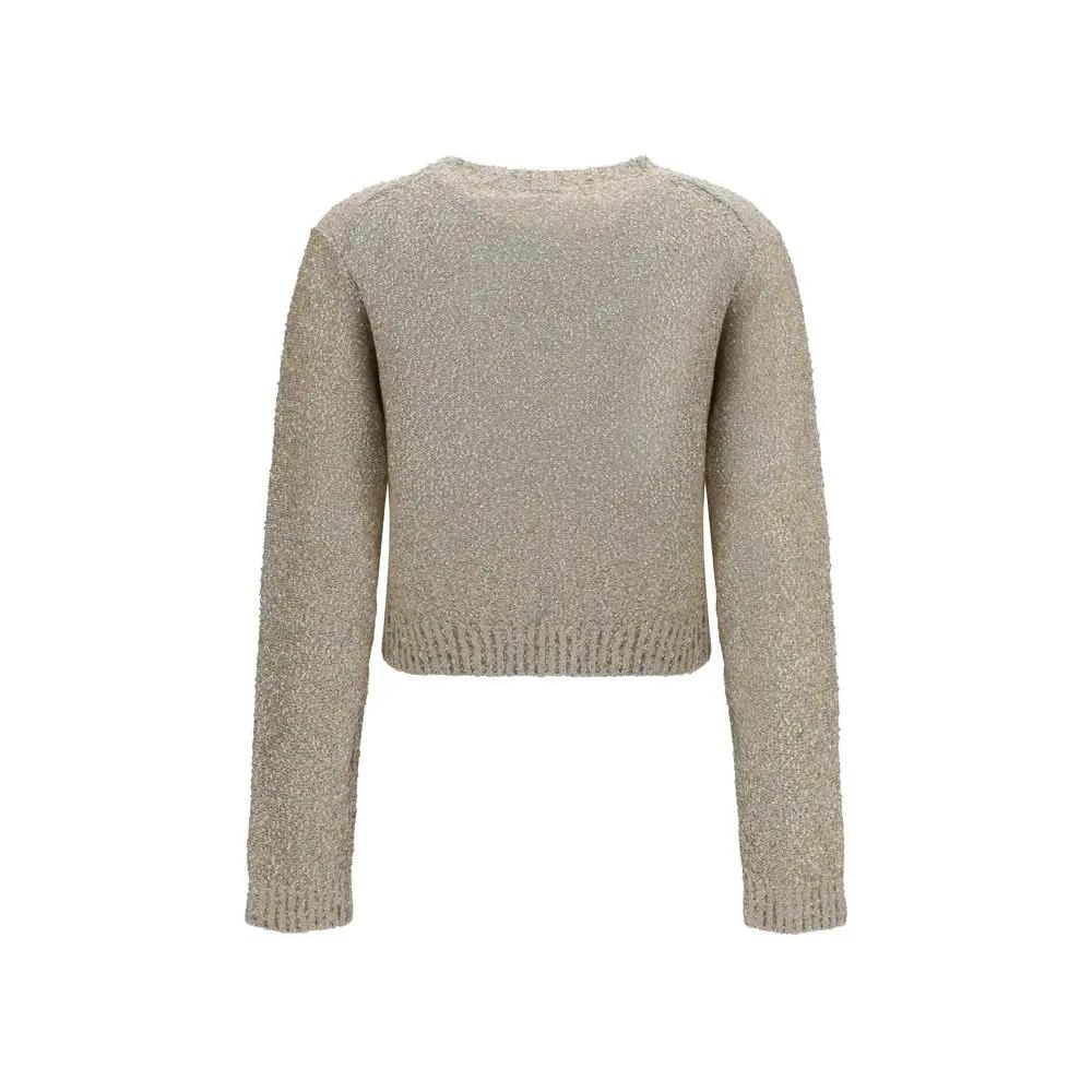 Brunello Cucinelli Sweat-shirt en lin beige