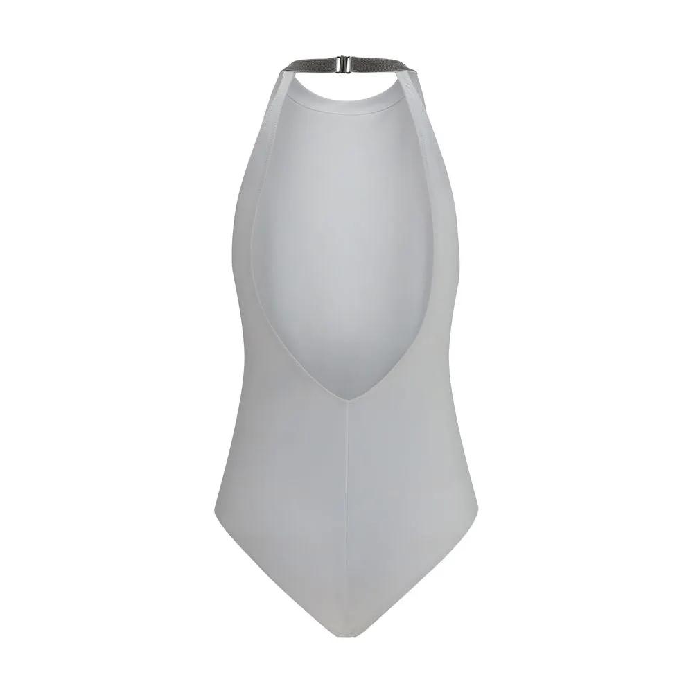 Brunello Cucinelli White Polyamide One-Piece Swimsuit