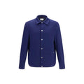 Brunello Cucinelli Blue Cashmere Full-Length Jacket