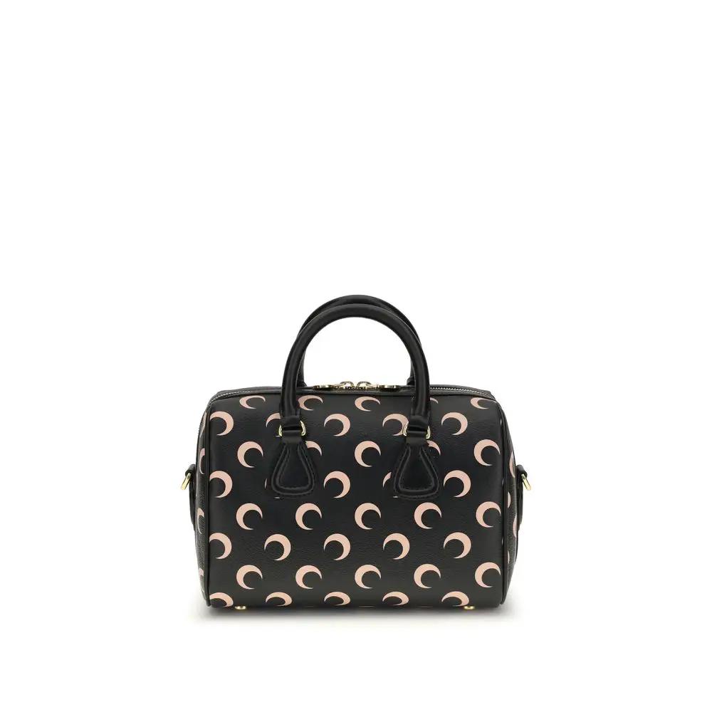 Marine Serre Black Polyethylene Shoulder Bag