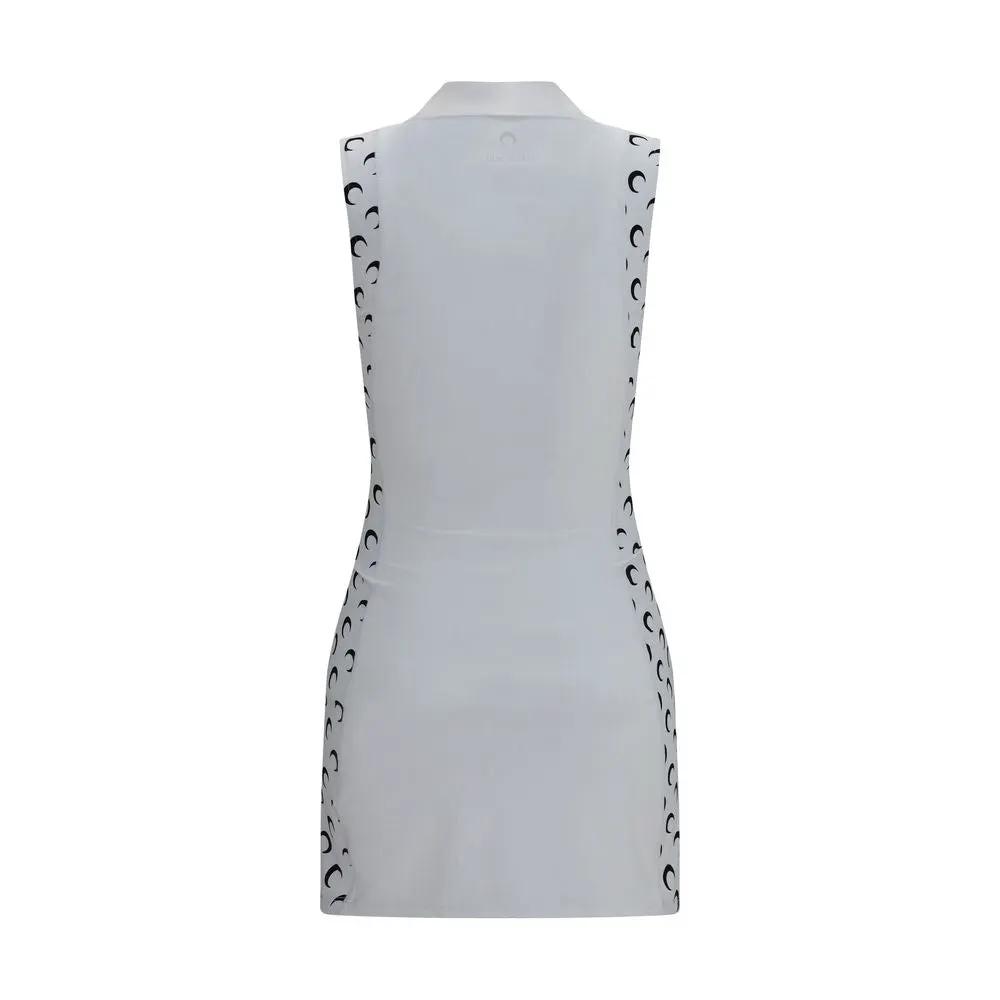 Marine Serre White Polyamide Casual Dress