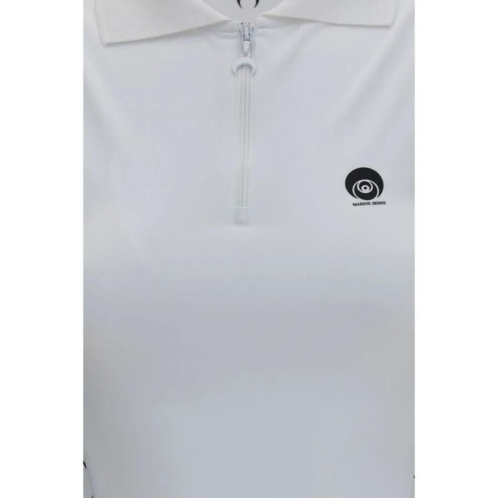 Marine Serre White Polyamide Casual Dress