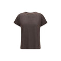 Brunello Cucinelli Brown Nylon T-Shirt