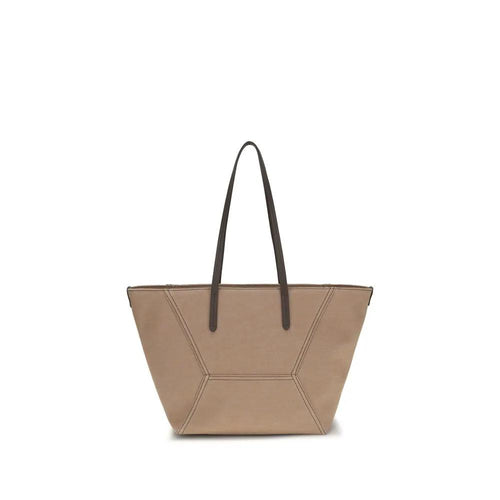 Brunello Cucinelli Brunello Cucinelli Beige Cotton Handbag