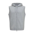 Brunello Cucinelli Gray Cotton Sweatshirt