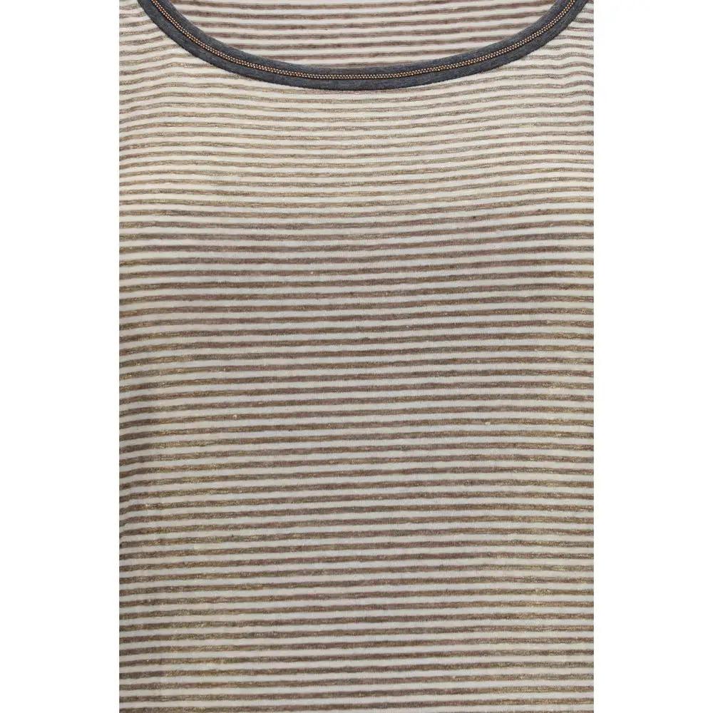 Brunello Cucinelli Débardeurs en Lin Beige