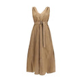 Robe décontractée en coton beige Brunello Cucinelli