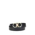 Ceinture Ferragamo Bos Taurus Regular en cuir de veau noir