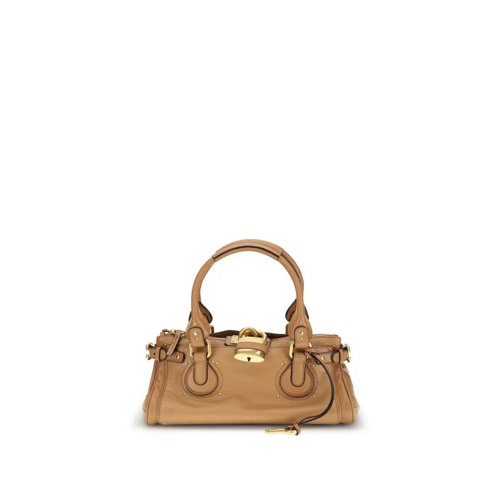 Sac bandoulière Chloé Bos Taurus en cuir de veau marron