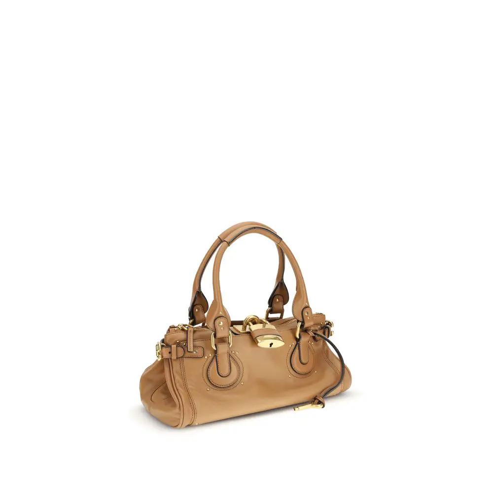 Sac bandoulière Chloé Bos Taurus en cuir de veau marron