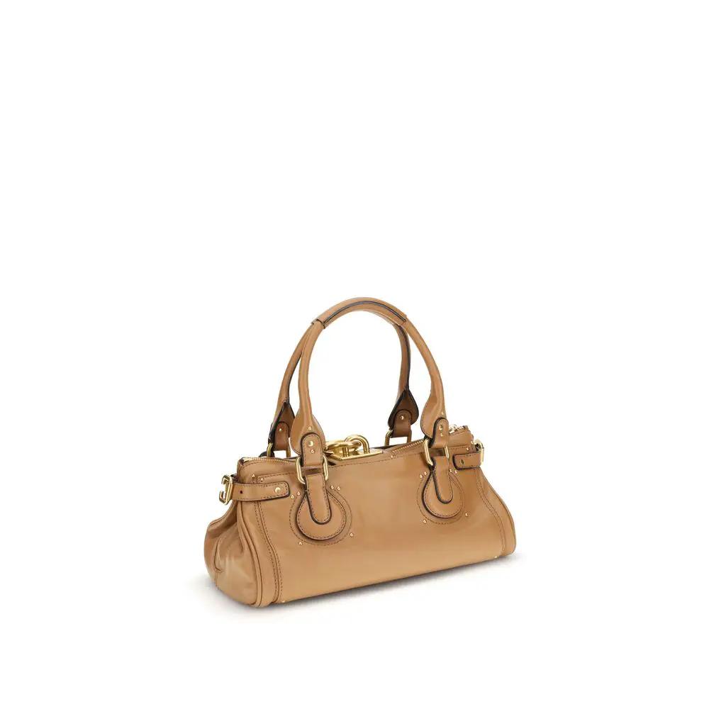 Sac bandoulière Chloé Bos Taurus en cuir de veau marron