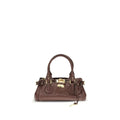 Sac bandoulière Chloé en cuir de veau Bordeaux Bos Taurus