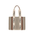 Sac à main Chloé en lin beige