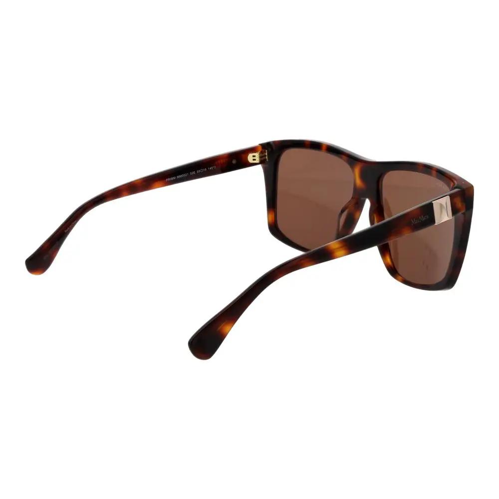 Lunettes de soleil Max Mara en acétate marron