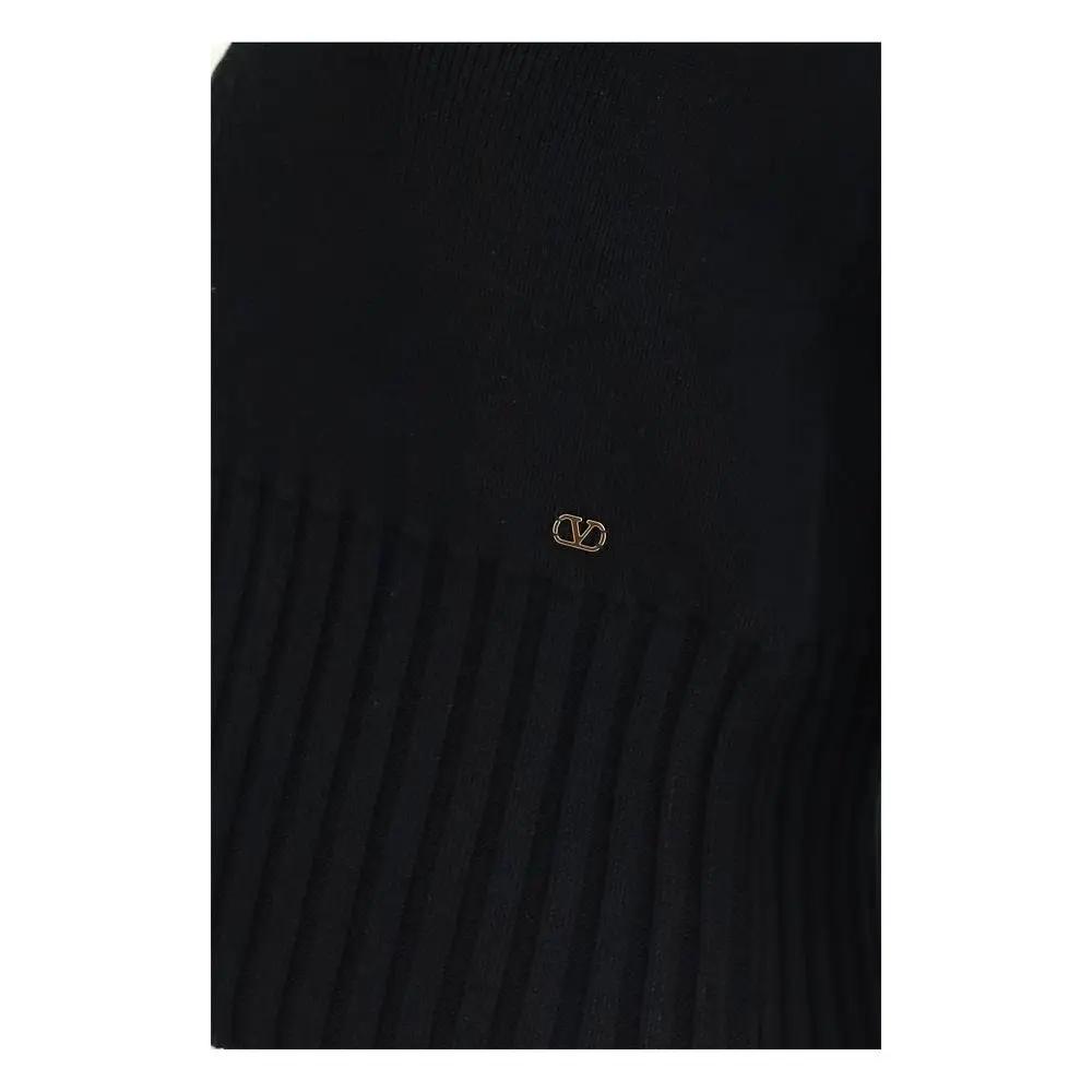 Cardigan en coton noir Valentino