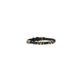 Bracelet Valentino Garavani Bos Taurus en cuir de veau noir