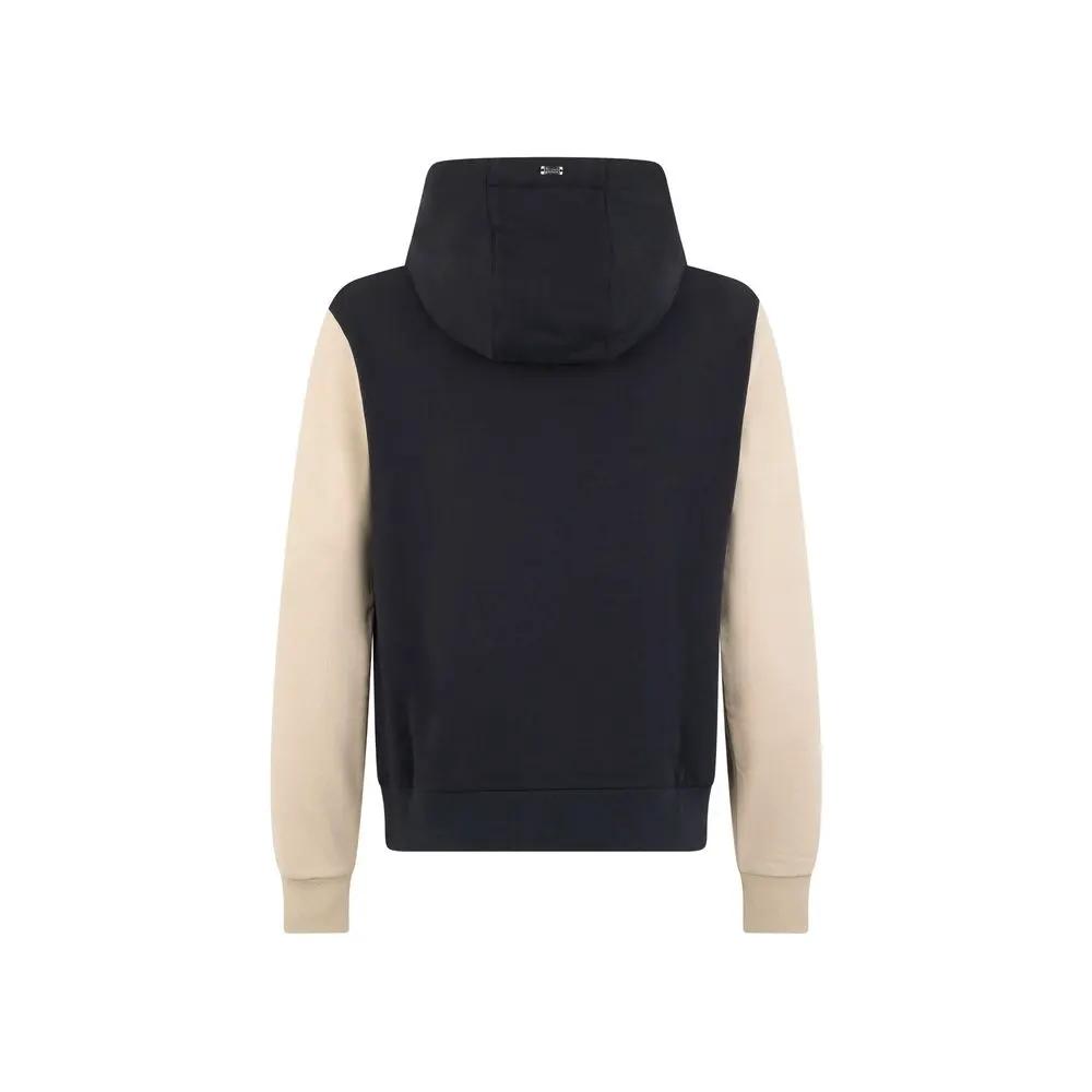 Sweat-shirt Herno bleu en coton