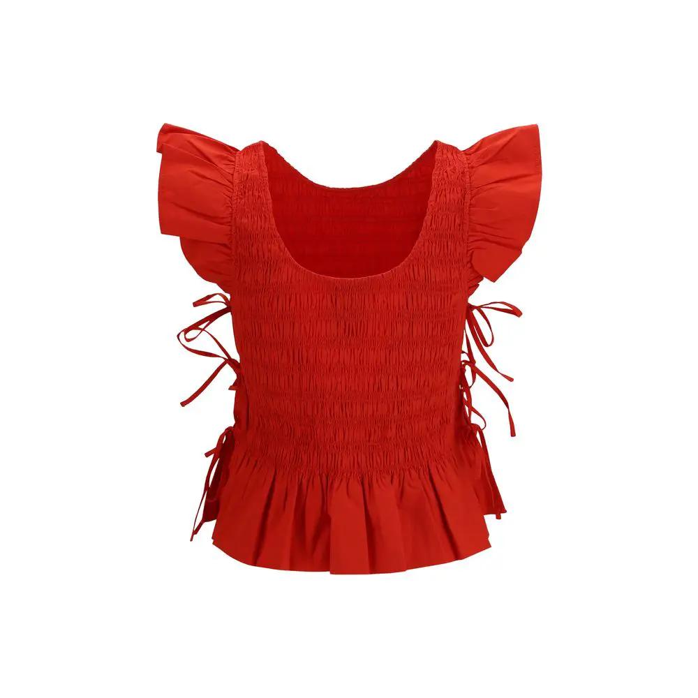 Chemisier Ganni en coton multicolore