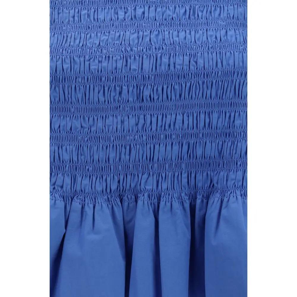Chemisier Ganni en coton bleu