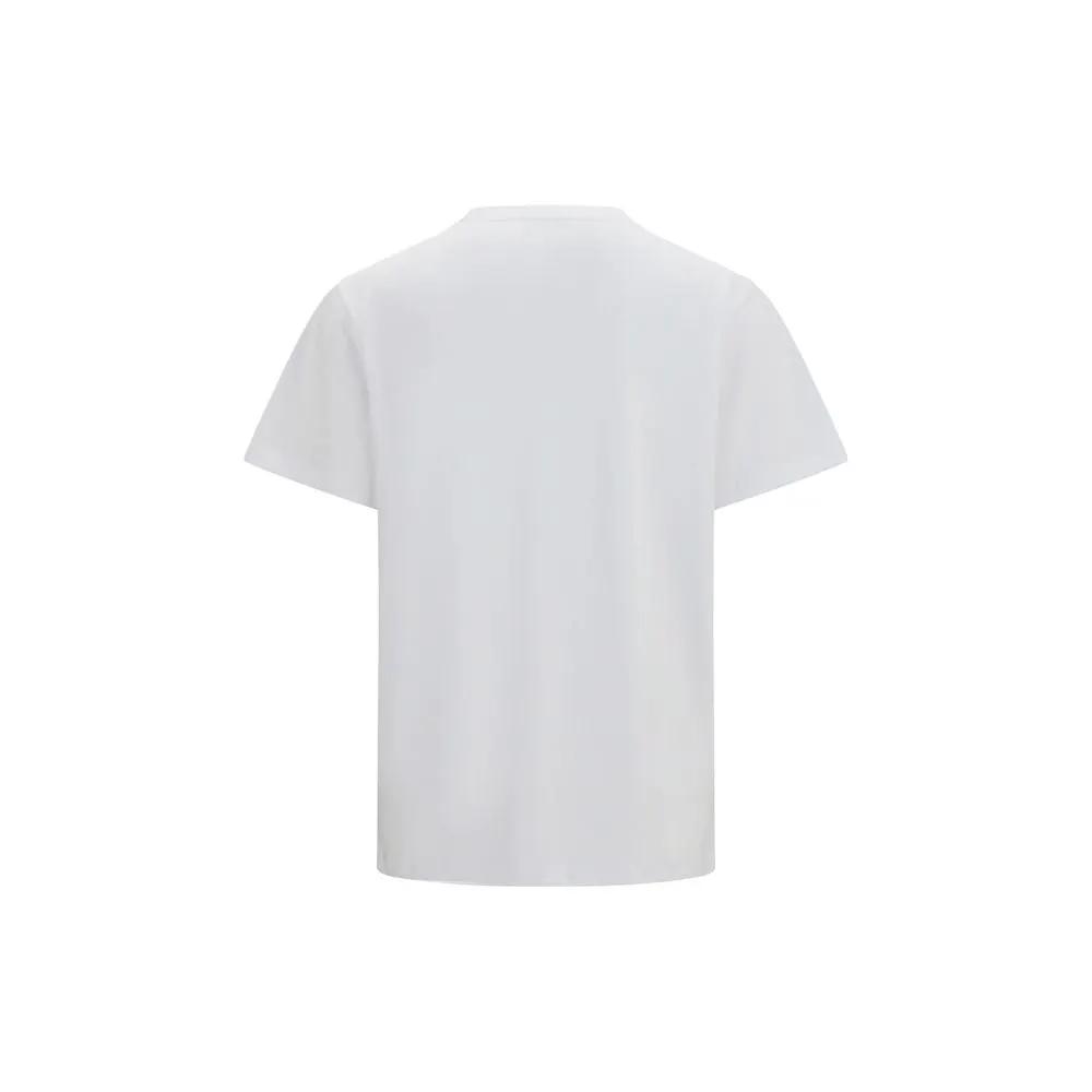 Ganni White Cotton T-Shirt
