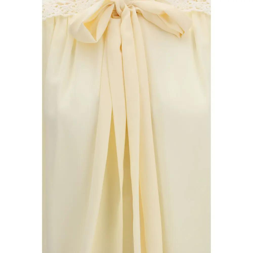 Chloé Beige Polyester Blouse