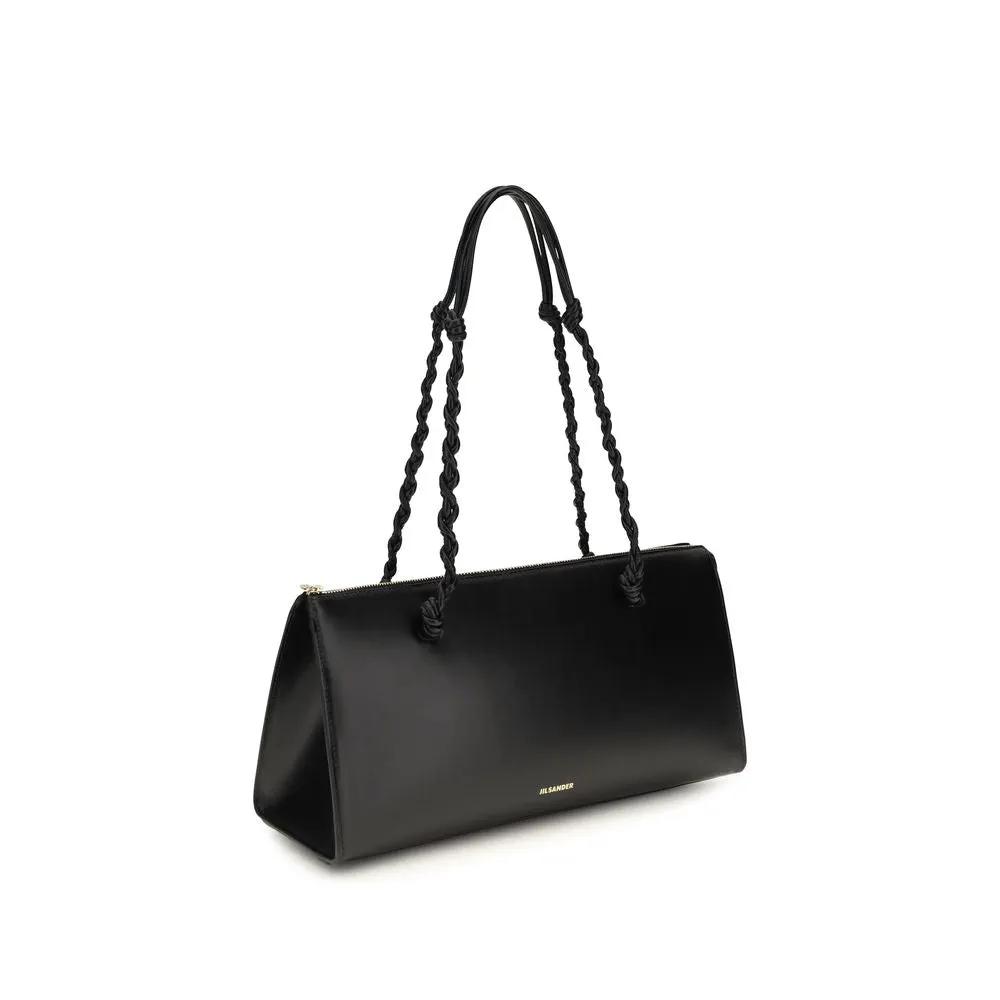 Jil Sander Black Calf Leather Bos Taurus Handbag