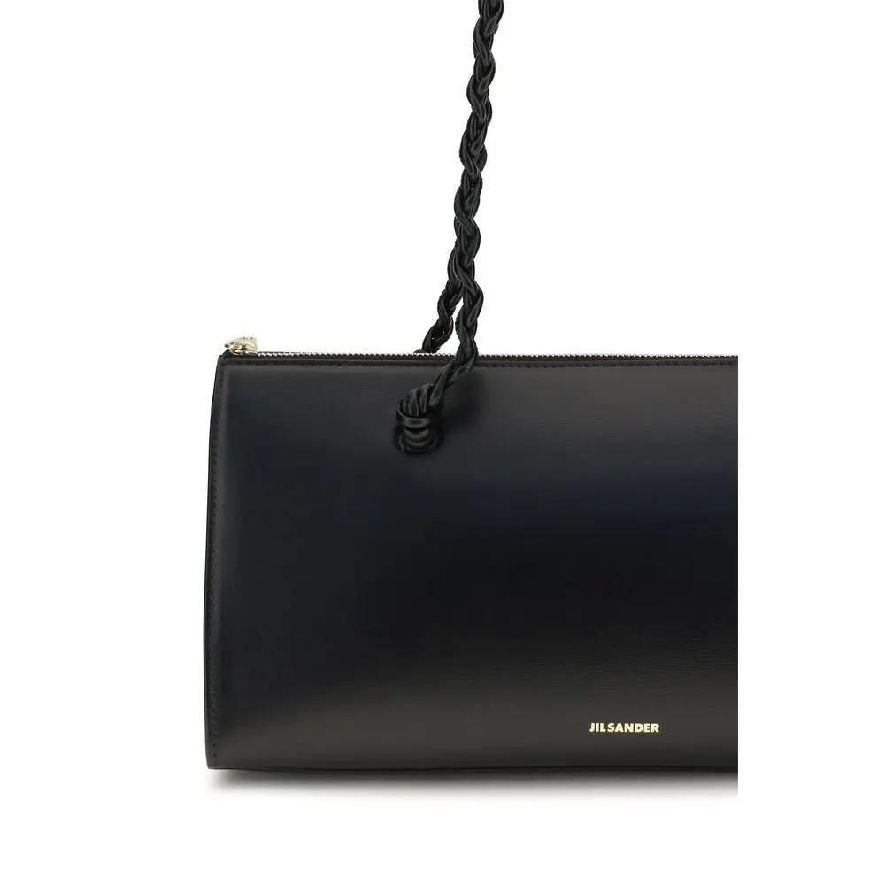 Jil Sander Black Calf Leather Bos Taurus Handbag