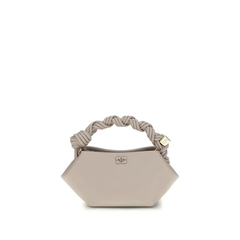 Sac à bandoulière Ganni blanc en cuir recyclé